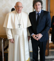 Javier Milei y el papa Francisco se reunieron en el Vaticano, dialogaron sobre la situación política y económica de la Argentina
