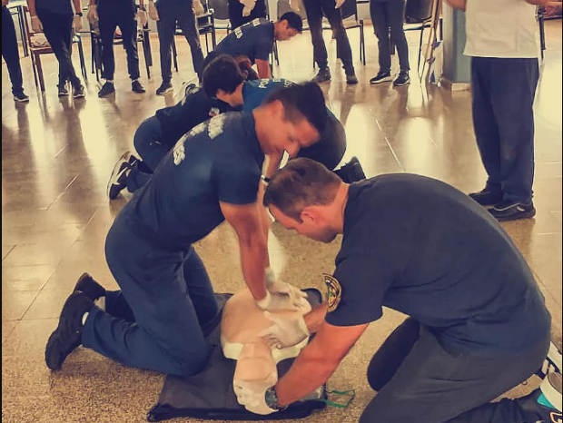 Refuerzan la capacitación policial en primeros auxilios y RCP con la formación de nuevos instructores