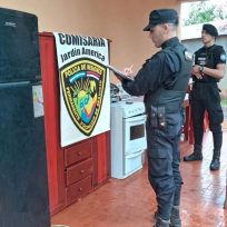 Desvalijaron por completo una vivienda en Jardín América, la policía logro detener a cuatro delincuentes