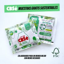 La marca de yerba mate CBSé lanzo muestras gratis con papel 100% sustentable