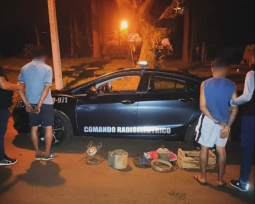 OBERÁ: Detenidos por robar cables de alumbrado publico