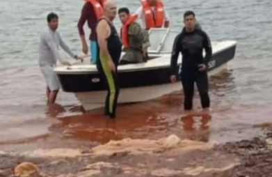 Hallaron el cuerpo sin vida de Marcos Karatpuney en las aguas del Lago Urugua-í