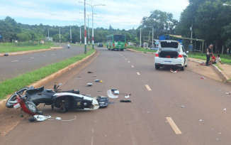 Dos Motociclistas fueron detenidos por atropellar a unas patrullas policiales en Garupá