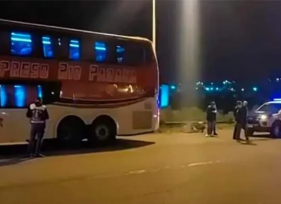 Un colectivo que venia a Misiones fue baleado, un pasajero murió al ser alcanzado por una bala