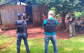 Se filmaron cuando faenaban a dos pecaríes adultos, solo hay un detenido