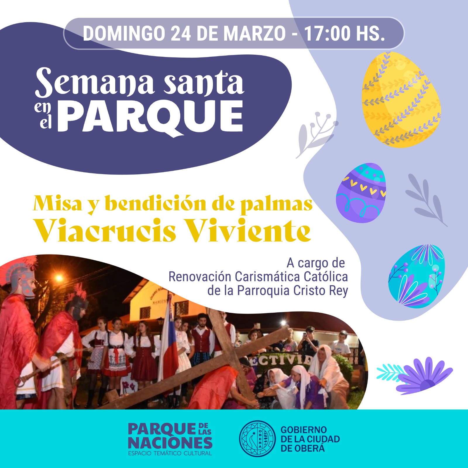 Domingo de Ramos y Vía Crusis de Migrantes y Refugiados 