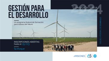 Están abiertas las inscripciones a la 5ta edición del Programa Federal de Formación “Gestión para el Desarrollo”