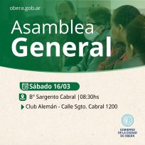 Los barrios eligen a sus representantes: habrá Asamblea General en Sargento Cabral, Esperanza, Villa Barreyro 2 y Las Palmas