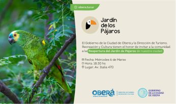 Redescubrí el Jardín de los Pájaros en Oberá