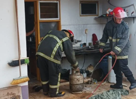 OBERÁ: Una mujer sufrió quemaduras en la cara al incendiarse el cilindro de gas