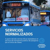 Vuelven a funcionar normalmente todas las líneas de colectivos en Oberá