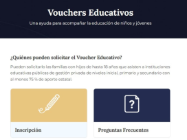 El sitio wep para inscribirse al voucher educativo nacional cayo,  aseguran que el servicio de reestablecerá el 6 de abril