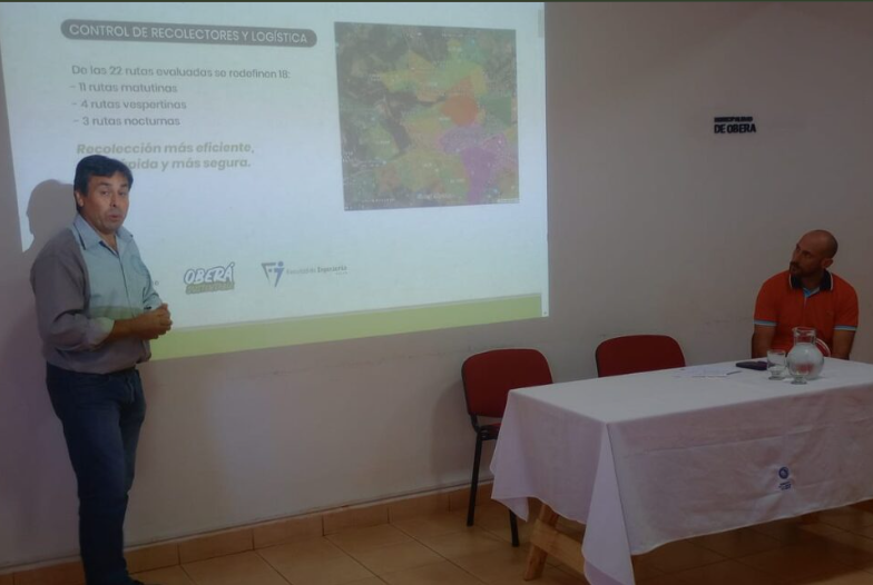Oberá busca optimizar el servicio de recolección de residuos sólidos urbanos