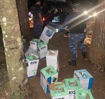 Casi 5 millones de pesos en contrabando fueron incautados por policías en Iguazú