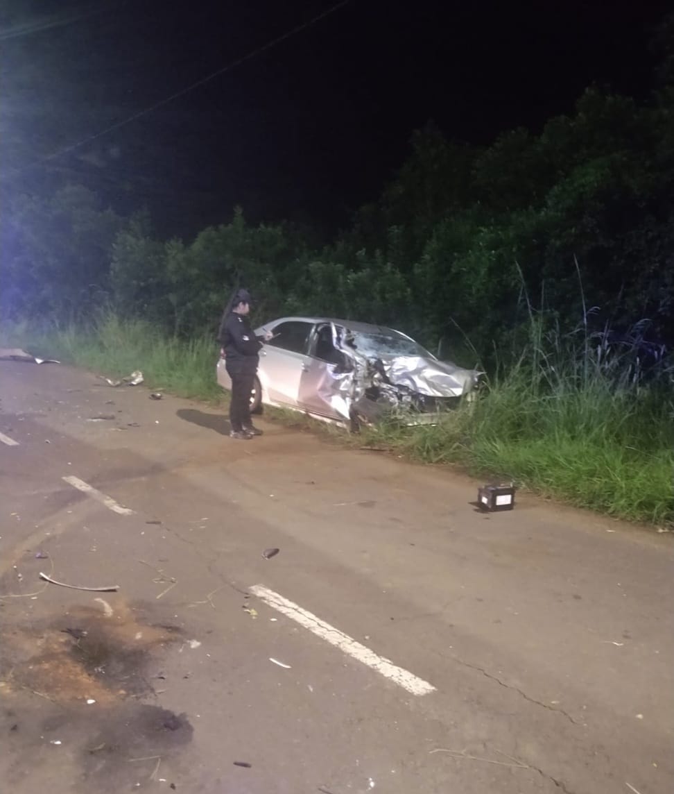 Automovilista obereño resultó lesionado tras colisionar contra un camión en San Martín