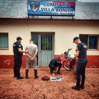 Llegó a la casa de una vecina en moto mató a un cerdo y se lo robo, fue detenido por la policia al poco tiempo