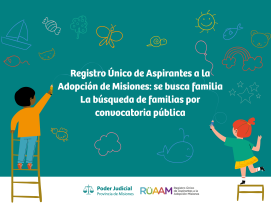 Registro Único de Aspirantes a la Adopción de Misiones: se busca familia