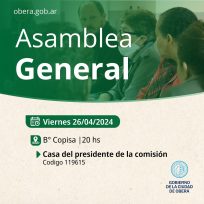 OBERÁ:  Asamblea General en Barrio Copisa