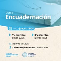 Taller de encuadernación en el Club de Emprendedores