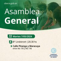 Asamblea General en Barrio Lindstron de Oberá