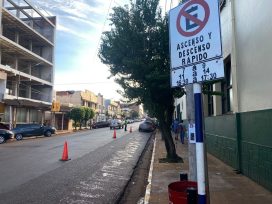 Oberá avanza con el plan de reordenamiento del tránsito frente a centros educativos