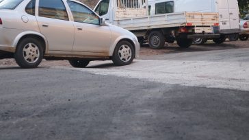 Luego de la reparación del baden, se habilitó el tránsito en calle Alvar Nuñez Cabeza de Vaca