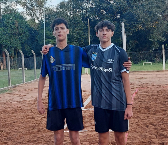 Dos Obereños a la Selección Argentina de Beach Handball