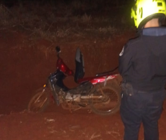 OBERÁ: La policía recuperó una moto robada, un hombre fue detenido por el hecho