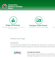 Por falta de servicio en los bancos la CELO dio aviso que solo se efectuaran pagos por medios electrónicos