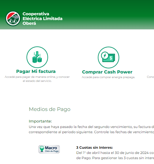 Por falta de servicio en los bancos la CELO dio aviso que solo se efectuaran pagos por medios electrónicos