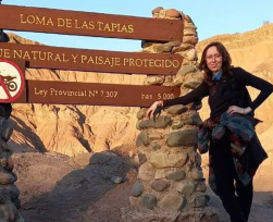 Una turista Alemana desapareció en San Juan, hay un video donde se la ve por última vez