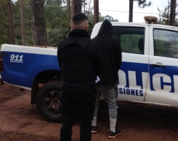 Un hombre fue detenido por amenazar de muerte a su madre e Campo Ramón