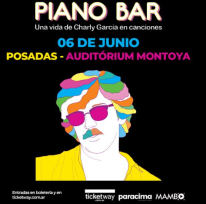 Piano Bar, el mejor tributo a Charly García por primera vez en Posadas