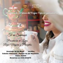 La colectividad Rusa de Oberá invita a participar de la “Presentación de Reina, Reyes Mayores y Principitos”  