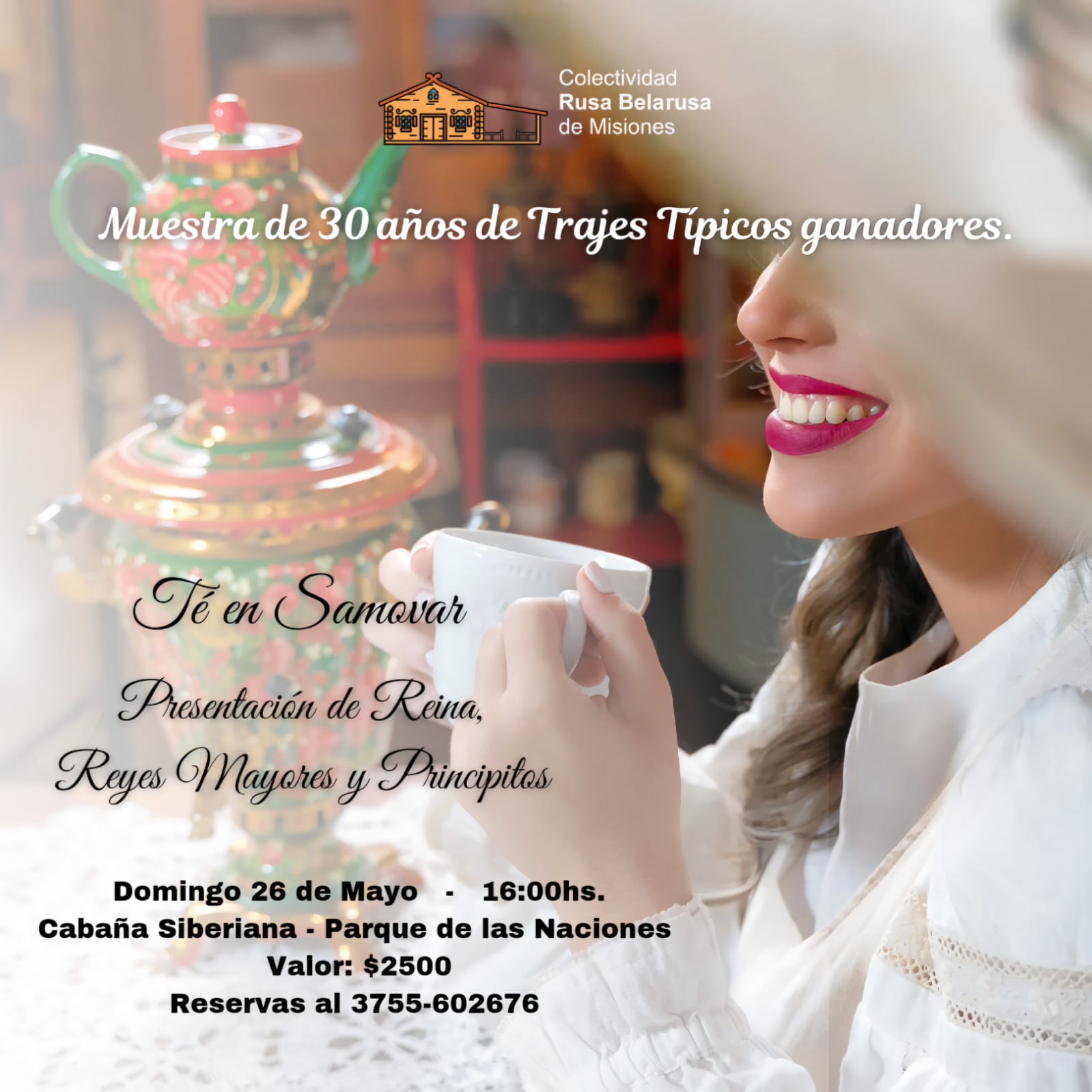 La colectividad Rusa de Oberá invita a participar de la “Presentación de Reina, Reyes Mayores y Principitos”  