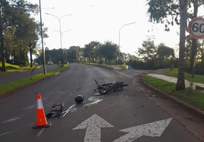 Un motociclista perdió la vida tras despistar en la Auto Vía
