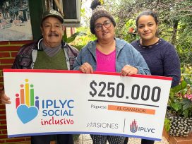 Una nueva Ganadora de IPLyC Inclusivo, el premio  será de gran ayuda para la compra de medicamentos