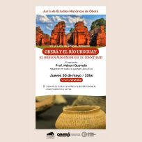 «Oberá y el Río Uruguay»: La Junta de Estudios Históricos de Oberá continúa su ciclo de charlas