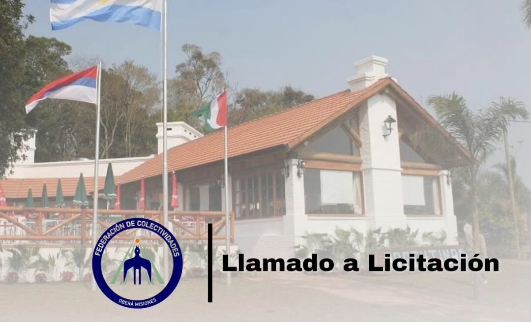 Federación de Colectividades hace el «Llamado a Licitación» para el Pabellón Argentino
