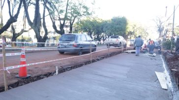 Avances en la Obra Complementaria de la Parada Unificada «Casa Boldú» en Oberá