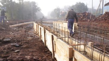 OBERÁ: Avances en la obra sobre Avenida Misiones, calle Fleming y calle Pergamino