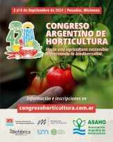 Misiones será sede del 42º Congreso Argentino de Horticultura