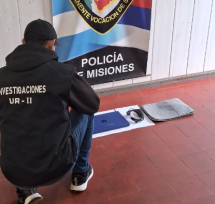 OBERÁ: Investigadores Policiales recuperaron una notebook y trabajan para dar con el delincuente