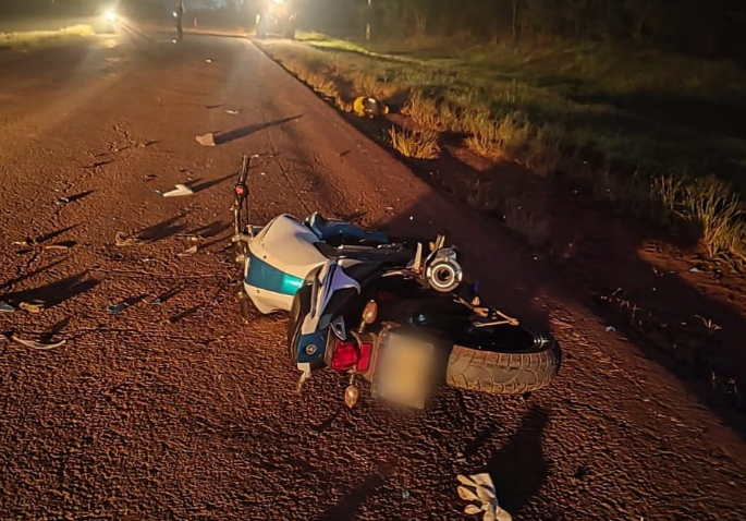 Motociclista resultó lesionado tras colisionar contra una retroexcavadora sobre ruta provincial 05