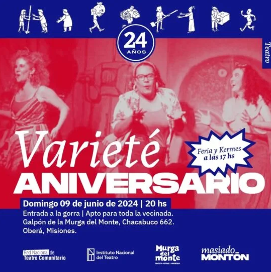 Este domingo La Murga del Monte celebra 24 años de trayectoria e invita a celebrar
