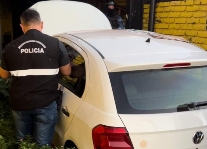 Detuvieron a un hombre investigado por robos de vehículos y narcomenudeo en Oberá