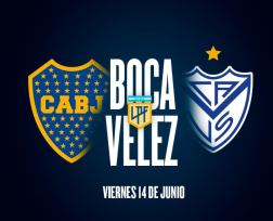 Hoy Boca enfrenta a Velez en la Bombonera