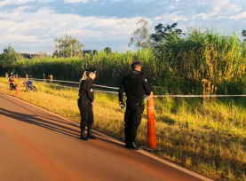 En San Pedro investigan el hallazgo de un hombre muerto al costado de la ruta
