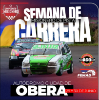 Todo listo para la tercera del Misionero de Pista en Oberá