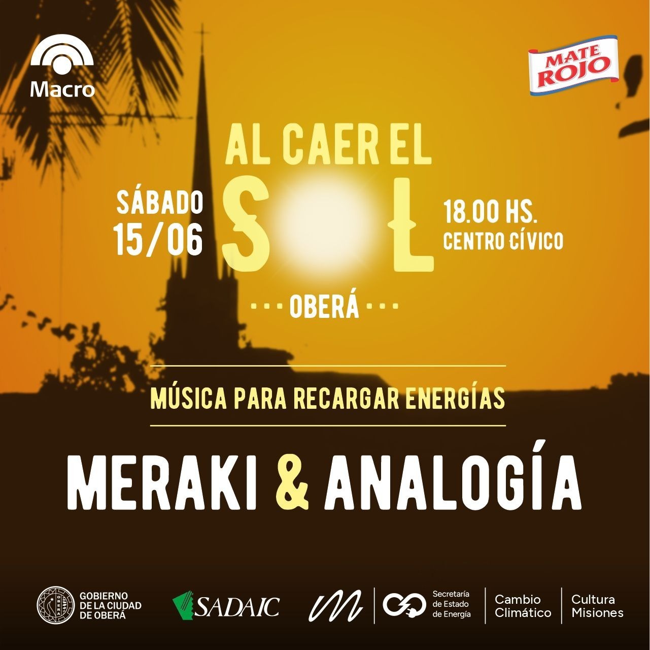 “Al Caer el Sol”: música para recargar energías llega a Oberá